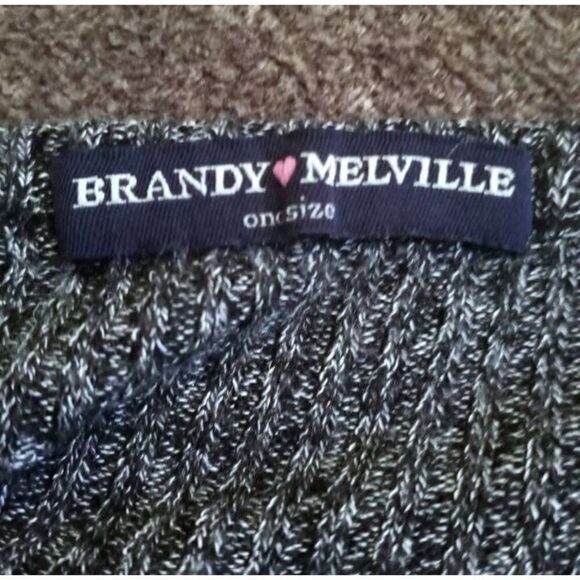 BRANDY MELVILLE BLACK & WHITE MARBLED DRESS SZ.OS EUC. - Picture 5 of 6